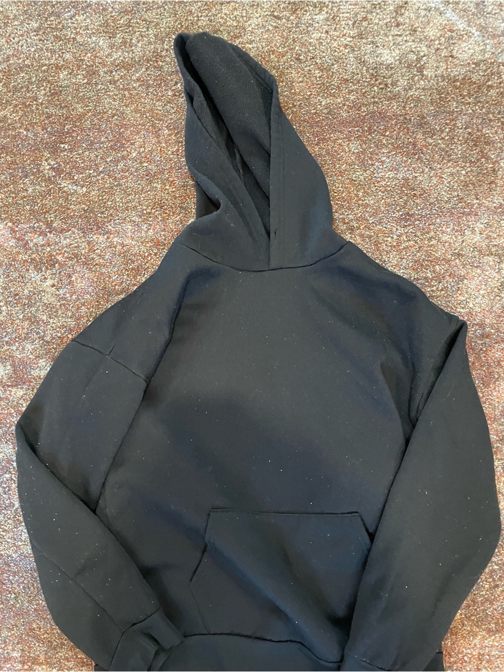 Women’s Black Hooded Pullover Sweatshirt